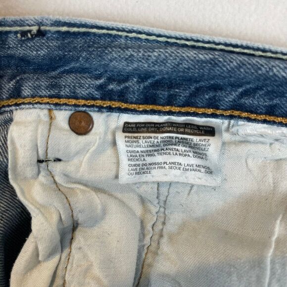 VTG Levis 501 Jeans Mens 38x30‎ Blue Straight Button Fly Stone Wash Y2K Denim - Picture 10 of 11